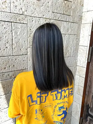 セミロング 箕浦 稜真のヘアスタイル