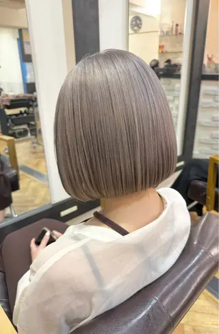 ショート 髪質改善＆艶カラー Zina💋池袋のヘアスタイル