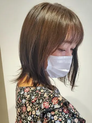 ミディアム 北九州美容室 🕊️わかな✂︎のヘアスタイル