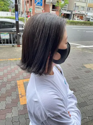 ミディアム カラー 高橋 みく/ minim 暖色のヘアスタイル