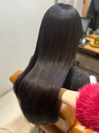 ロング カラー 【完全個室】髪質改善 暖色カラー/山崎唯奈のヘアスタイル