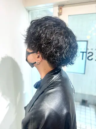 パーマ メンズ men's/ﾏﾂｴｸ /ｶﾗｰ🎀ﾋｶﾙのマツエク・マツパデザイン