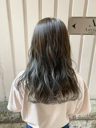 ロング カラー 髪質改善 ヒデのヘアスタイル