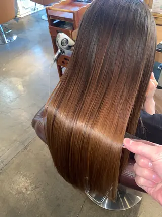 ロング 髪質改善／美髪矯正 林田和真のヘアスタイル