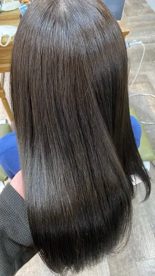 ロング カラー 飯田 雷晟のヘアスタイル