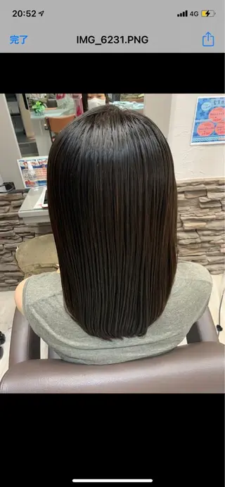 ミディアム PANOL 秀島のヘアスタイル