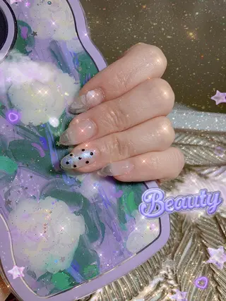 ネイル ネイルサロンAiri 長さ出し·シンプルのネイルデザイン