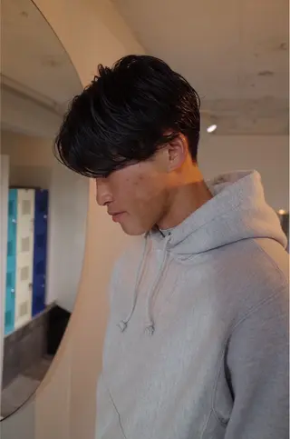 パーマ メンズ 髪質改善/ブリーチ EITOのヘアスタイル