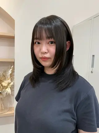 ミディアム 🐈ブリーチ/ベージ ュ/ボブmiyu🐈のヘアスタイル