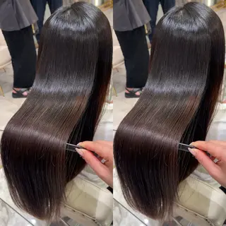 ロング パーマ 🇰🇷韓国スタイル /束間まつげ🎀ミキのマツエク・マツパデザイン