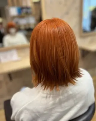 ミディアム 花田 麟のヘアスタイル