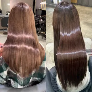 ロング 髪質改善 Noe心斎橋店のヘアスタイル