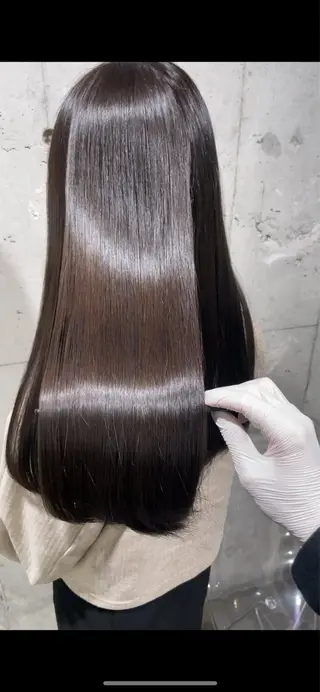 ロング カラー ヘアアレンジ 💎韓国/ レイヤー カット/ 暖色🫧のヘアスタイル