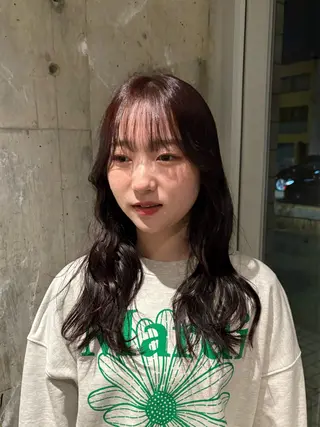 カラー BUSH所属・BUSH なかじませりなのヘアスタイル