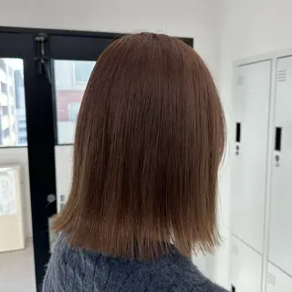 カラー 💎艶々ハイトーン MOE💍🤍のヘアスタイル