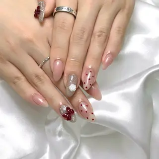 ネイル エルバイノリコ🎀 堅田パラジェル取扱店のネイルデザイン