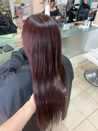 ロング カラー 竹添 有梨沙のヘアスタイル