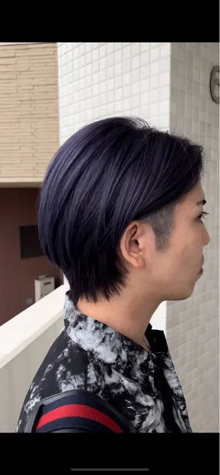 ショート カラー バレイヤージュ /ハイライト/もときのヘアスタイル