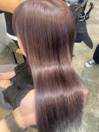 カラー knock所属・knock　國友 華乃のヘアスタイル