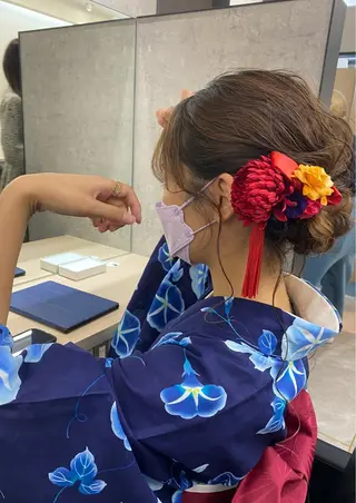 セミロング GiseL アンリのヘアスタイル