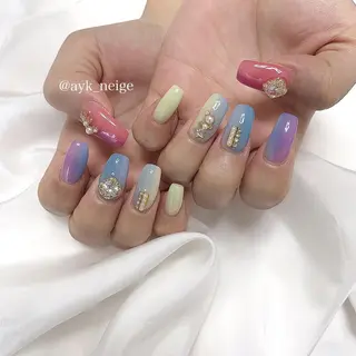 ネイル n'eige nail所属・大谷 綾香のネイルデザイン