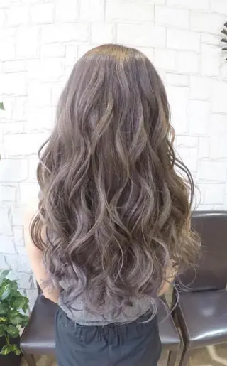 ロング カラー 髪質改善 艶髪🔵ﾌｾﾅｵﾔのヘアスタイル