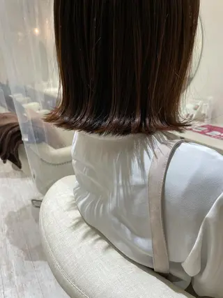 ミディアム Chiho / 梅田 / ボブ/ パーマのヘアスタイル