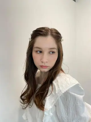 ロング カラー ヘアアレンジ 髪質改善🫧美髪矯正 🤍Yuiのヘアスタイル