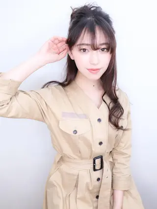 カラー ブリーチ/ヘアケア/ 艶髪/イギチハルのヘアスタイル