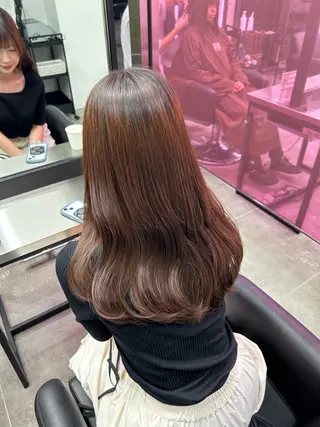 ロング 菊池 梨麻のヘアスタイル