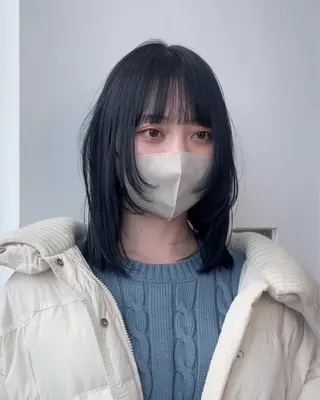 ミディアム カラー レイヤー/ブリーチ ♥️【木坂 桃歌】のヘアスタイル