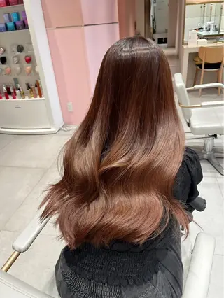 ロング 西田 修馬のヘアスタイル