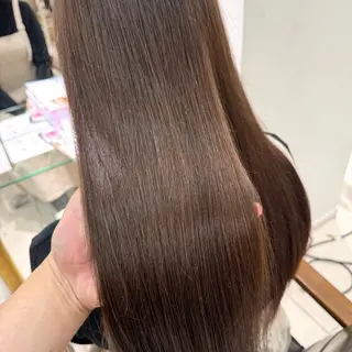 ロング カラー ヘアアレンジ ブリーチなしカラー /ベージュ/安形翔のヘアスタイル