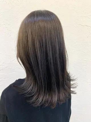 ミディアム カラー 髪質改善/縮毛矯正 鈴木裕介のヘアスタイル