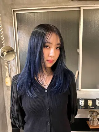 ロング カラー ブリーチ/レイヤー momoha🐰🪡のヘアスタイル