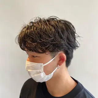 パーマ メンズ メンズ縮毛矯正 ♠️店長下平隼人のヘアスタイル
