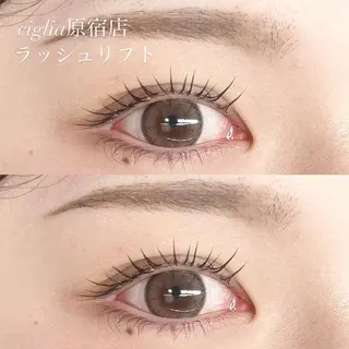 マツエク・マツパ ciglia 原宿店のマツエク・マツパデザイン