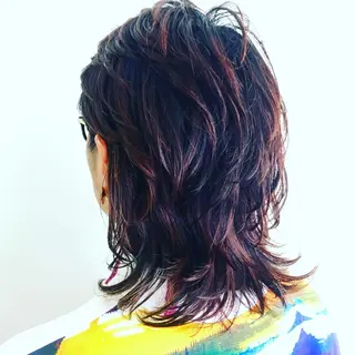 ミディアム カラー KOTA HAIR SALON所属・南部 康太のヘアスタイル