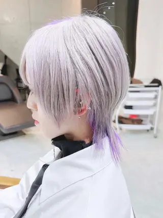 ショート カラー ヘアアレンジ メンズ 𝐑𝐈𝐍𝐊𝐀 🐣🩷のヘアスタイル