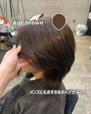 ミディアム カラー ANLY.meijijingumae所属・暗髪カラー/ 透明感カラー/真菜のヘアスタイル