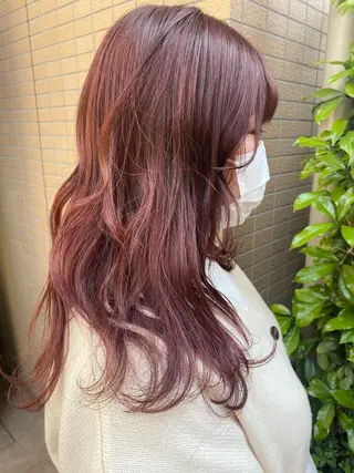 セミロング カラー コマツリサ ROCCO eastのヘアスタイル