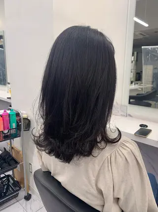 ミディアム 【美容室が苦手な方 専問美容室】MIHOのヘアスタイル