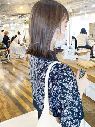 ミディアム カラー 🥣 hashi 🛋️のヘアスタイル