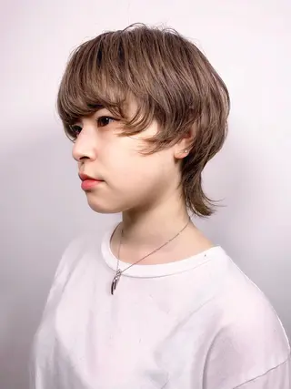 ショート カラー パーマ tension 【テンション】のヘアスタイル