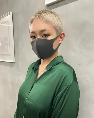 ショート カラー 周りと差のつくハイト ーン🥣AZUKIのヘアスタイル