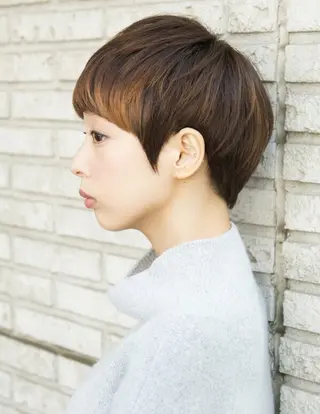 ショート nex the salon vlow所属・趙 英来のヘアスタイル