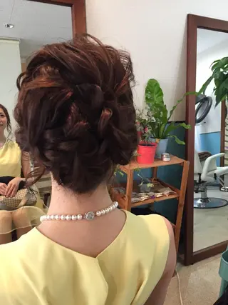 ショート ミディアム セミロング ロング カラー パーマ ヘアアレンジ メンズ ネイル まつエク ヘアメ/着付け 清水玲歌のヘアスタイル