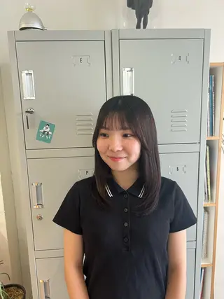 セミロング Sugarlu所属・吉田 晴香のヘアスタイル