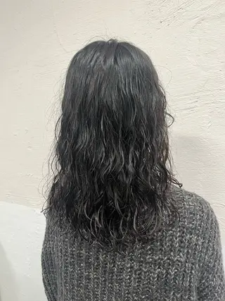 ロング パーマ 🍓艶髪/艶カラー ハイトーン/しんたにのヘアスタイル