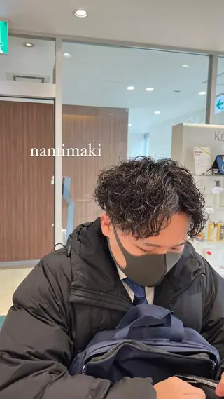 ショート パーマ メンズ メンズ/韓国レイヤー /縮毛矯正/📍爽太のヘアスタイル